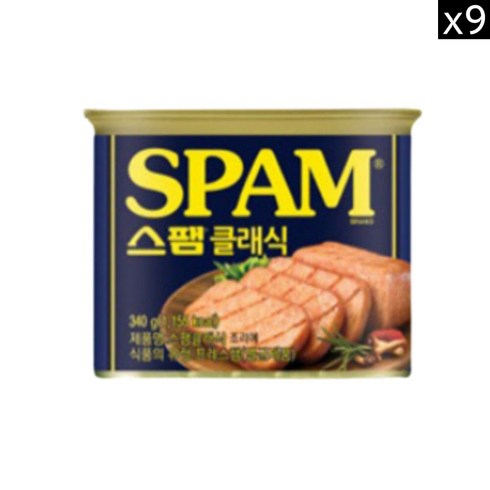 스팸 클래식, 340g, 9개