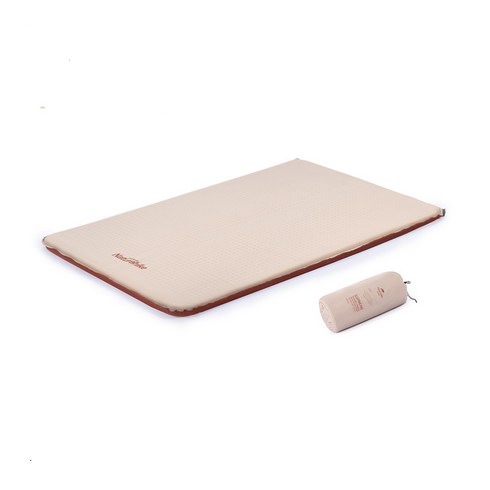 2023년 가성비 최고 네이처하이크자충매트 - 네이처하이크 자충매트 에어매트 신형 싱글 더블 캠핑 차박 3cm 6cm 10cm, 베이지