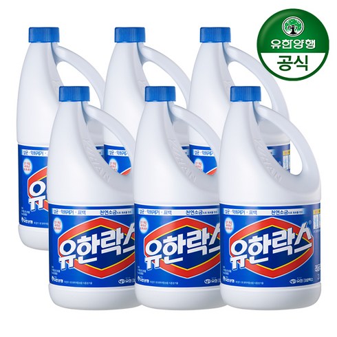 유한양행 유한락스 레귤러 2L 6개