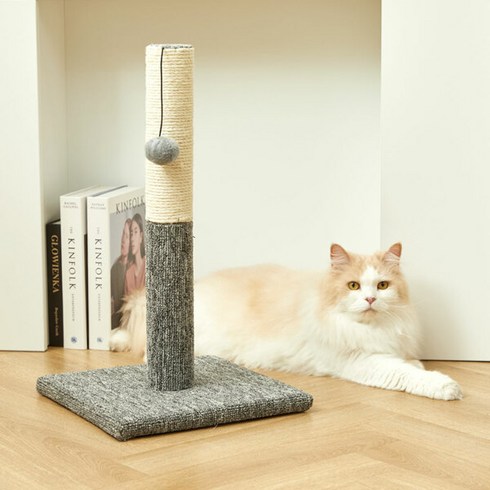 펫토리아 GP 방울 장난감 스탠드 고양이 스크래쳐 그레이