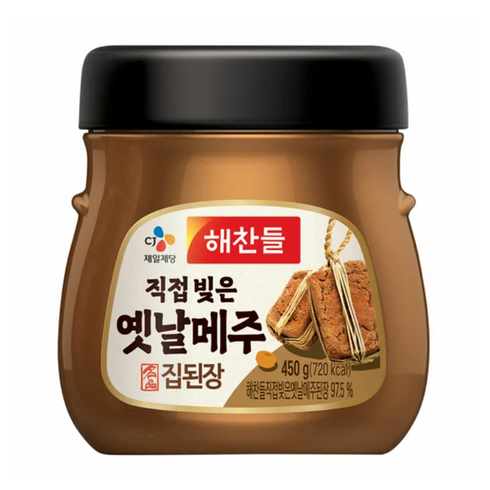 강진된장 더블세트 - [장보기/상온] 해찬들 직접빚은 옛날메주 집된장 450g, 18개