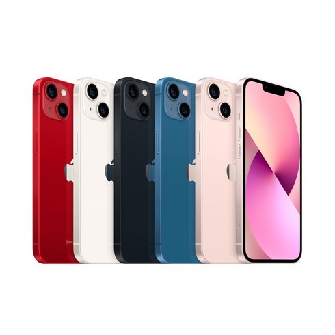 아이폰13 iPhone13 128GB 256GB 공기계 자급제, 핑크