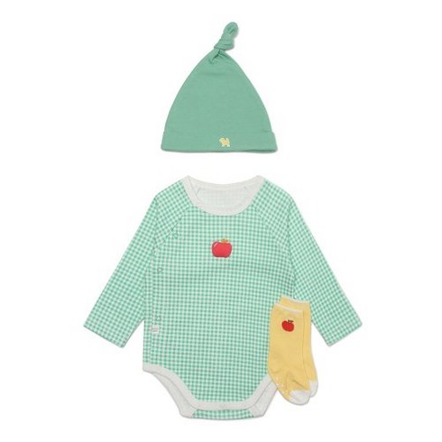 블루독BABY 애플체크바디수트SET 42A70-040-04