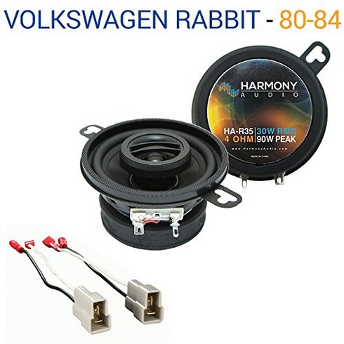 2024년 가성비 최고 래빗r1 - Compatible with Volkswagen Rabbit １980-1984 Factory Speaker Replacement Harmony R35 Package New, 1