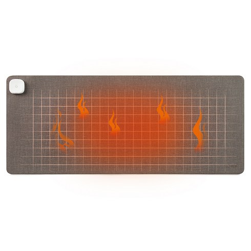 샤오미 XINKE 온열 데스크매트 가열 아우스 장패드, 다크 그레이, 1개