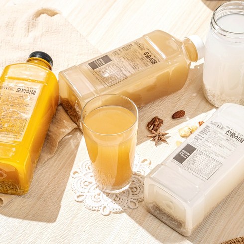 하오마을 종갓집 수제식혜 전통 우슬 호박 식혜 1000ml x 2개, 호박식혜1000ml x 2