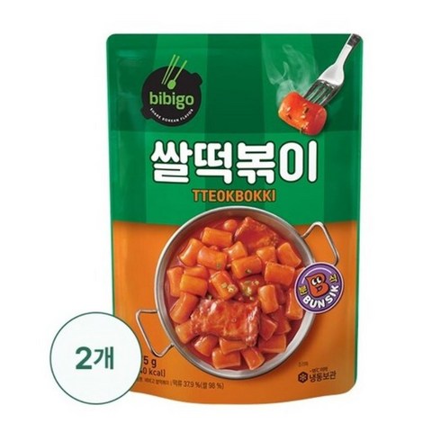 비비고쌀떡볶이 - 비비고 쌀떡볶이, 2개, 575g