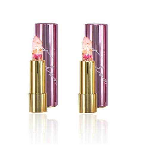 틴톤 꽃 립스틱 시크릿 젤리 1+1, 1세트, 셀핑크 x 2개