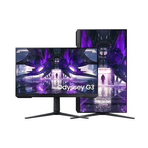 삼성오디세이g3 - (재고보유-당일출고) 삼성전자 오디세이 G3 S27AG300 68cm 144Hz 1ms LED 게이밍 컴퓨터 모니터, (주)인비전스 꼭 확인하세요, 삼성 S27AG300