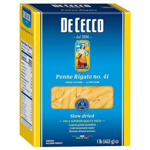 프루노토모스카토다스티 - De Cecco Semolina Pasta Penne Rigate No.41 1 lb Pack of 6, 6개