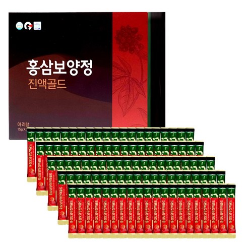 [아리항] 6년근 홍삼 진액골드 홍삼보양정 홍삼스틱 15g x 100포 (벌크포장), 1개