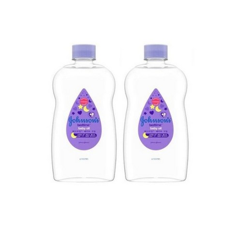 존슨즈 베드타임 베이비 오일, 300ml, 2개