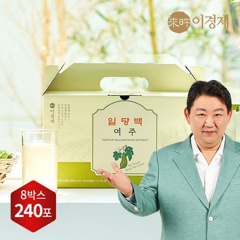 래오이경제 국내산 일당백여주 70ml 240포, 8개