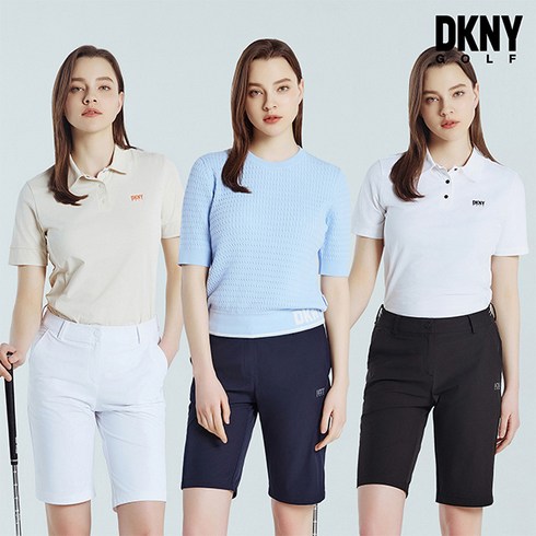 DKNY GOLF 24SS 여성 썸머반바지 3종 - [DKNY GOLF] 썸머 하프팬츠 여성 3종세트