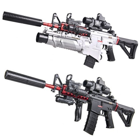 수정탄 - 배그좋은총 고퀄 HK416 배그M416 수정탄, type4 풀파츠 레드(1000발), 1개