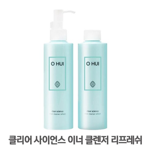 오휘 클리어 사이언스 이너클렌저 리프레쉬 2종 기획, 200ml, 1개