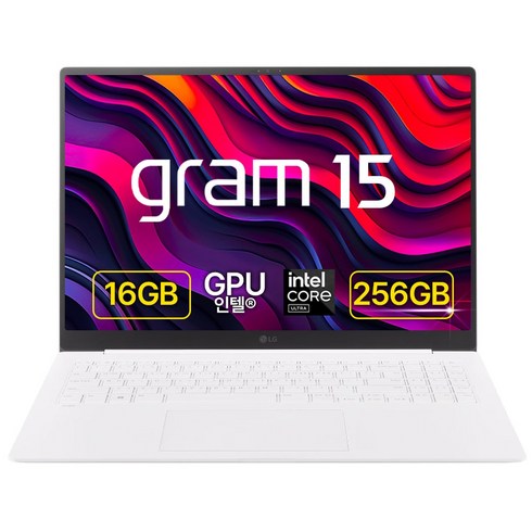 LG전자 2024 그램 15 코어Ultra5 에센스 화이트 256B 16GB 15ZD90S-GX56K, 스노우화이트, 256GB, Free DOS