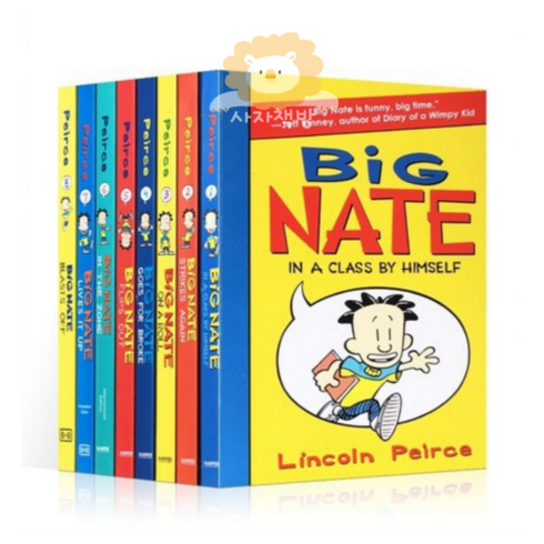 국내 빅네이트 Big nate 챕터북 8권 세트 영어원서 음원제공