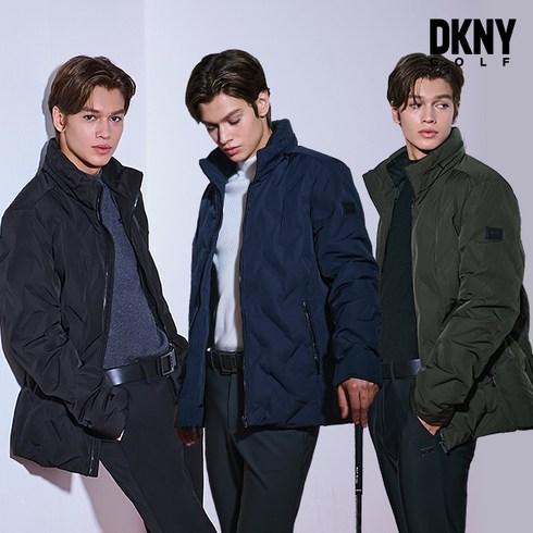 [DKNY GOLF] 튜브 덕다운 재킷 남성 3컬러 택1