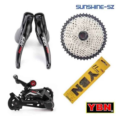 트렉fx2 SENSAH SRX PRO 로드 바이크 그룹셋 STI R/L 시프터 후방 변속기 카세트 체, 1146T, VXM