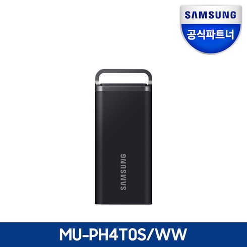 삼성전자 삼성 공식인증 포터블 외장 SSD T5 EVO 4TB MU-PH4T0S/WW (정품), MU-PH4T0S/WW 4TB