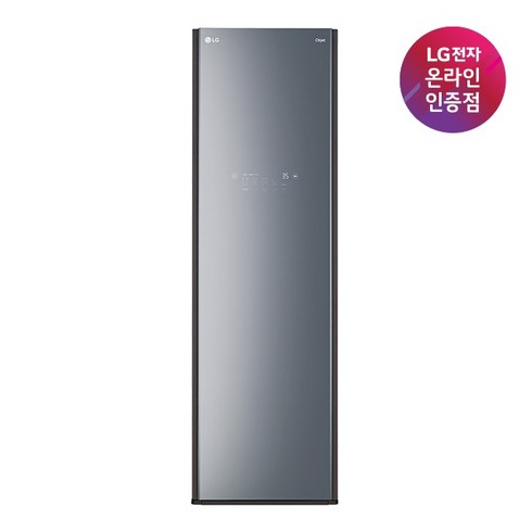 [LG전자] TROMM(트롬) Styler(스타일러) 의류관리기 오브제컬렉션 트루스팀 상의5벌+바지1벌 [S5MBPU/블랙틴트미러]