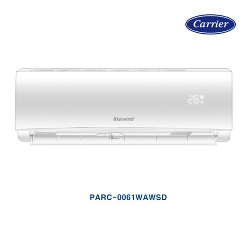 [KT알파쇼핑]인증 캐리어 클라윈드 인버터 벽걸이에어컨 PARC-0061WAWSD 6평형 (전국기본설치)