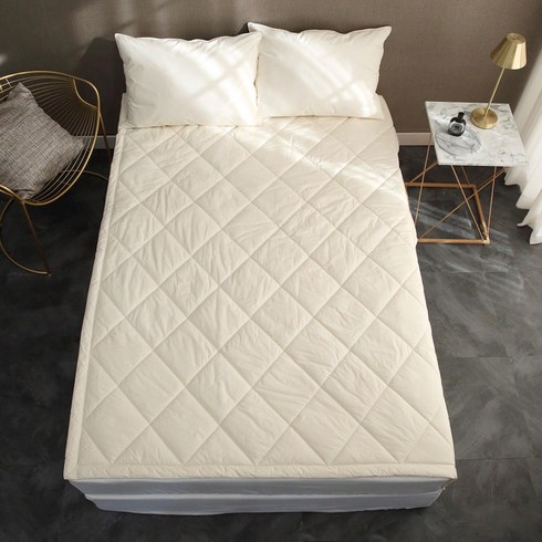 플로라 메리노 호주산 양모 60수 다운프루프 패드 아이보리 SS 1개