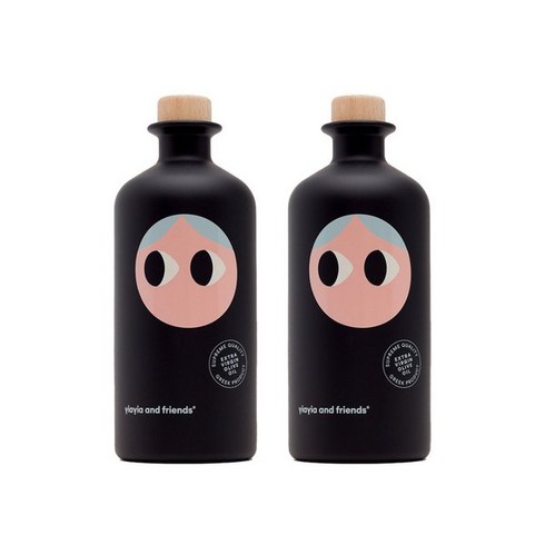 Yiayia and Friends 이야이야 앤 프랜즈 그리스 올리브오일 엑스트라 버진 올리브유 500ml 2개 377524