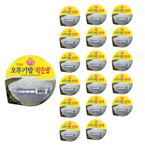 오뚜기 맛있는 작은밥 150g 18개