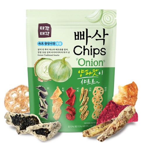 빠삭칩 어니언, 200g, 3개