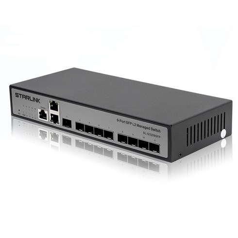 sl-28-044 - [유비큐넷] STARLINK SL-G3209SFP [스위칭허브/9포트/1000Mbps], 상세페이지 참조