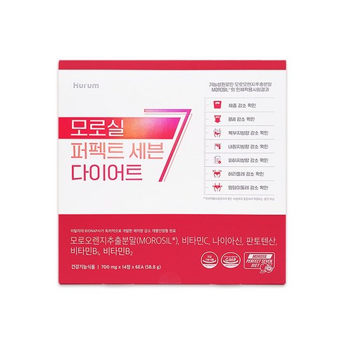 휴럼 모로실 퍼펙트 세븐 다이어트 12주분 모로오렌지추출분말 C3G 모로실 가루 분말 Morosil, 84정, 1개