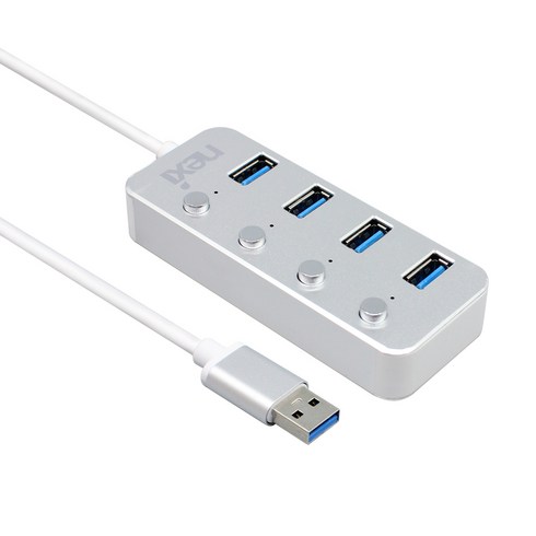 NX-UH3004S (무전원) 4포트 USB허브 USB3.0 (NX626)