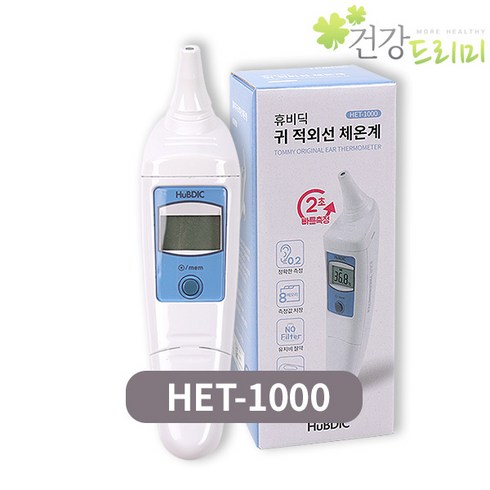 테루모체온계 - 휴비딕 토미 오리지널 귀 적외선 체온계 HET-1000, 1개