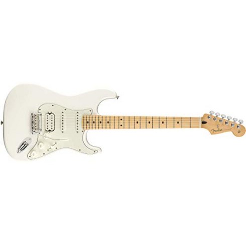 Fender 펜더 플레이어HSS 스트라토캐스터 일렉기타 Stratocaster HSS 맥펜, 화이트, 퍼페로