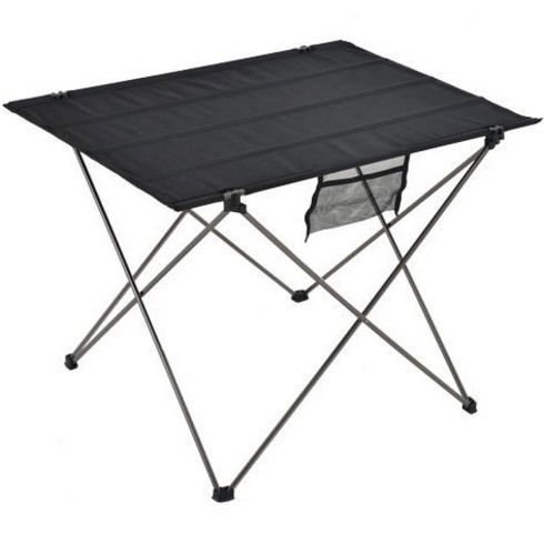 캠핑 테이블 휴대용 접이식 책상 가구 컴퓨터 침대 초경량 알루미늄 야외 하이킹 등산 피크닉, gray