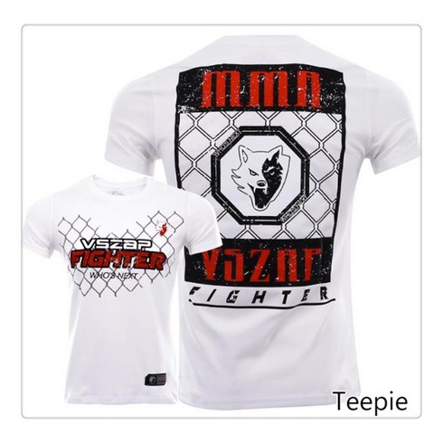 티피/Teepie 이종격투기 남성 티셔츠 UFC 복싱 MMA 피트니스 스판 격투기 상의