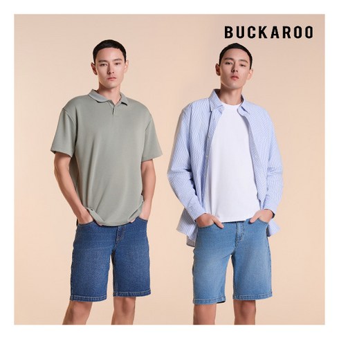 버커루 - [버커루] (BUCKAROO) 24SS 남성 데님 반바지 2종