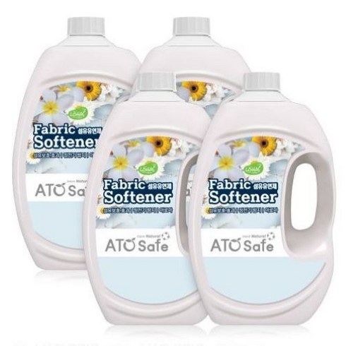 닥터아토섬유유연제 - 아토세이프 섬유유연제 파우더향 2.5L 4개