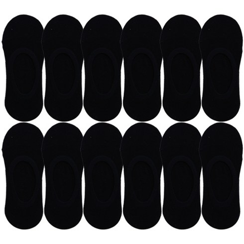 더베이직 남성용 3중 홀딩 페이크삭스 양말 실속형 12켤레