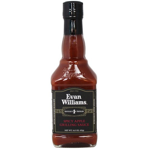 에반윌리엄스 - Evan Williams Spicy Apple Grilling Sauce 에반 윌리엄스 스파이시 애플 그릴링 소스, 1개, 411g