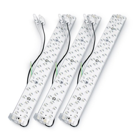 led모듈 - 번개표 LED 모듈 리폼형 램프 조명 자석 30W 주광색 FPL 55W 대체용 3개입, 1개