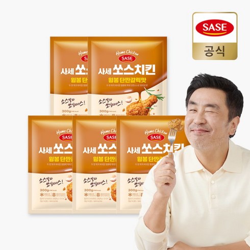 사세 쏘스치킨 윙봉 300gx8봉 순살 375gx2봉 - [사세] 쏘스치킨 윙봉 300gx5봉, 300g, 5개