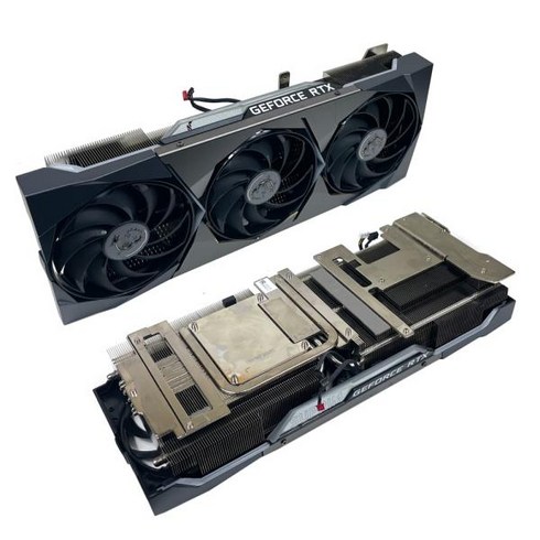 3080 - MSI 지 RTX 3080Ti 수프림 X 비디오 카드 방열판 선풍기 없는 RTX3080 GPU, 02 Aluminum Block 1pcs