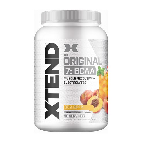 엑스텐드bcaa - Scivation 싸이베이션 엑스텐드 오리지널 BCAA 피치 아이스 티 90서빙 1.4kg, 1개