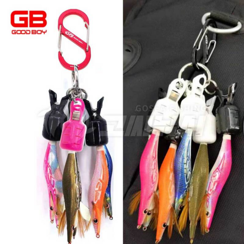 2023년 가성비 최고 에기훅캡 - 고씨낚시 에기훅캡 고급형 에기 바늘 훅 커버 보관 케이스 에기홀더, 핑크