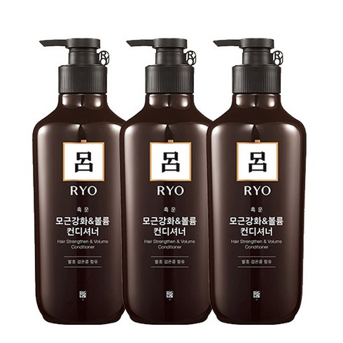 려 흑운 모근영양 컨디셔너, 550ml, 3개