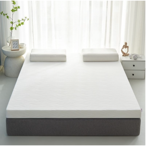 2023년 가성비 최고 매트리스토퍼접이식요 - MOHEGIA 접이식 매트리스 바닥 토퍼, 8cm, 화이트