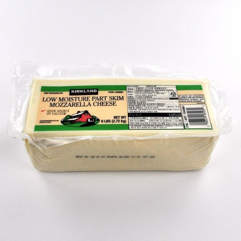 커클랜드 모짜렐라 치즈 2.72kg, 1개